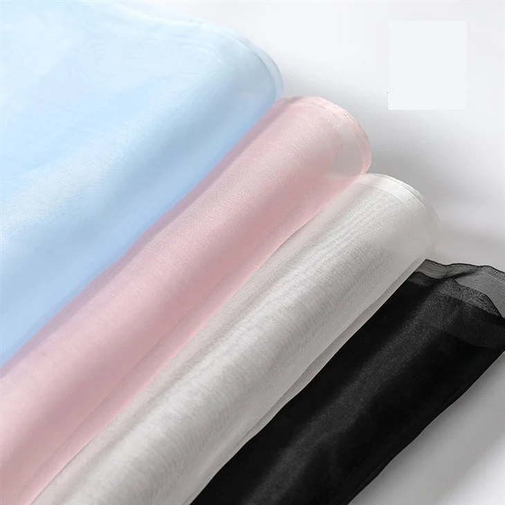 Embossed Chiffon Silk Fabric