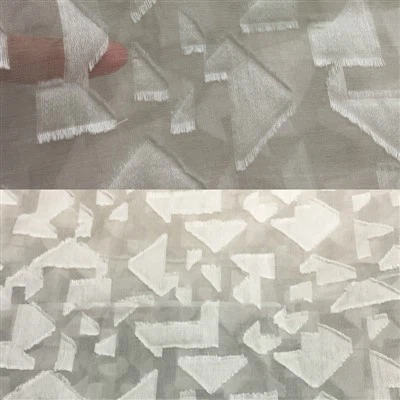 Irregular Shape Silk Cutting Fabric