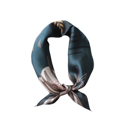 Printed Silk Scarf For Four Seasons