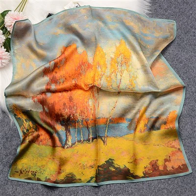 Silk Scarf Digital Printing Scarf