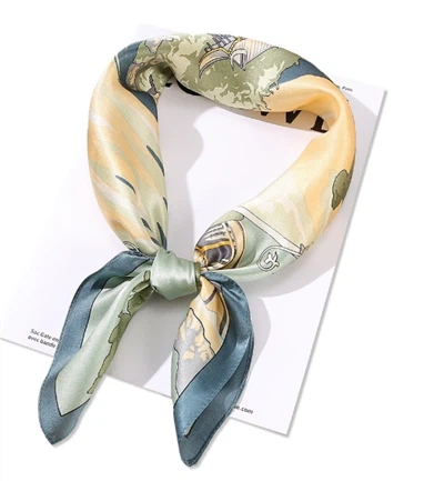 Women's Printed Silk Scarf