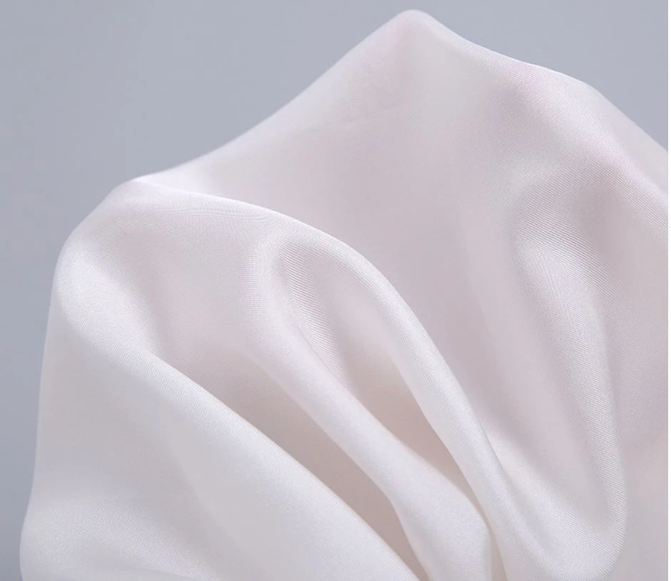 White Silk Twill Fabric