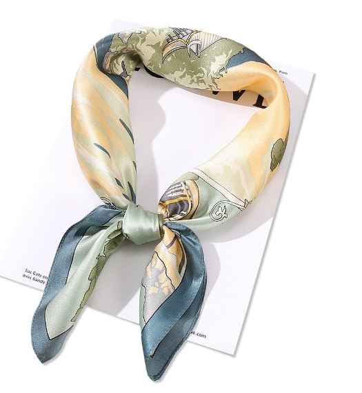 Women's Printed Silk Scarf